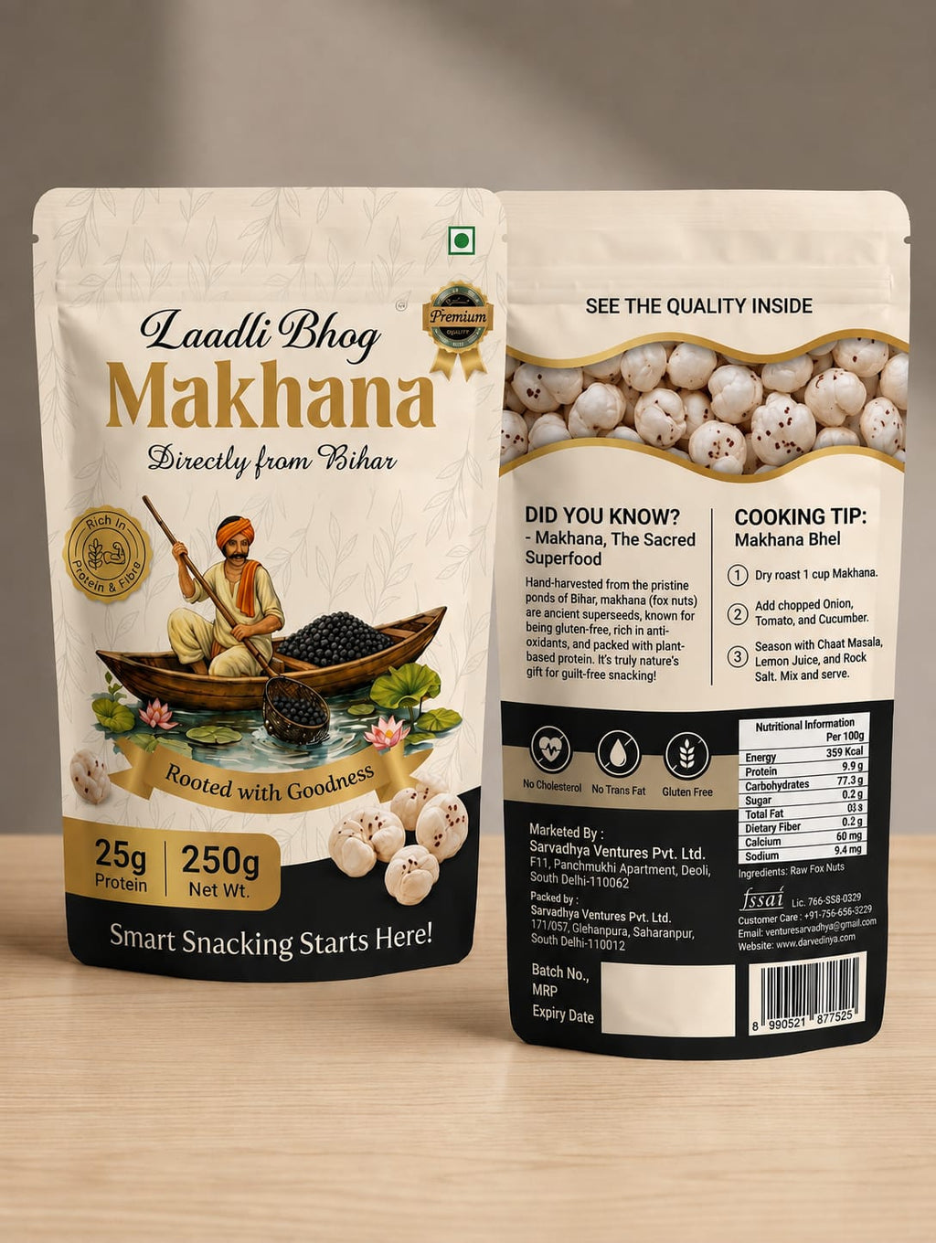 Laadlibhog Premium Makhana - 250gm